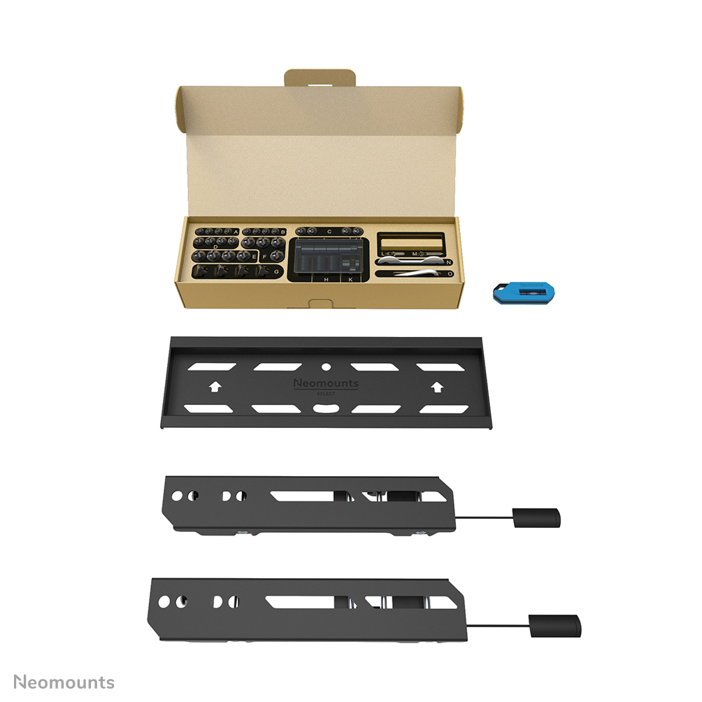 Neomounts WL30S-850BL12 Soporte de pared para TV 24-65" - fijo - bloqueable - instalación rápida